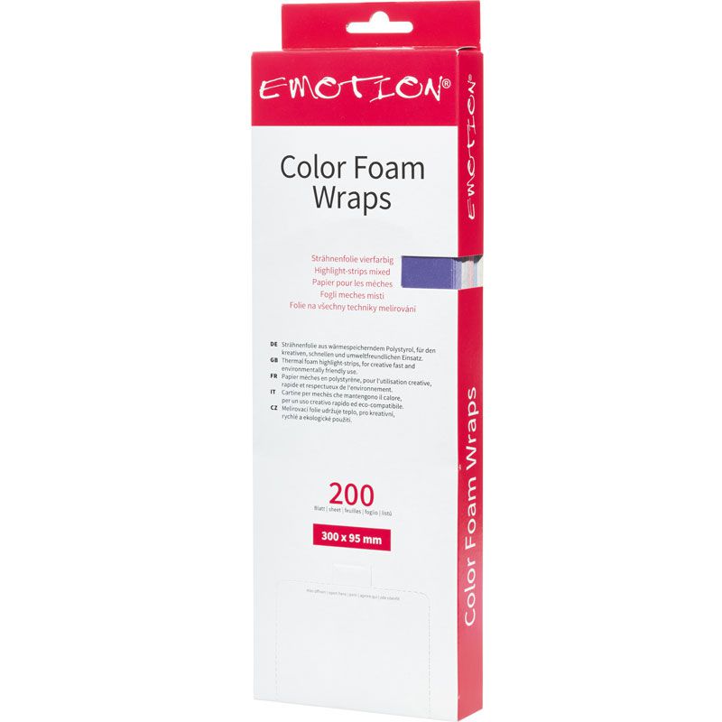 Papier meches color foam 30 x9,5 cm bte 200